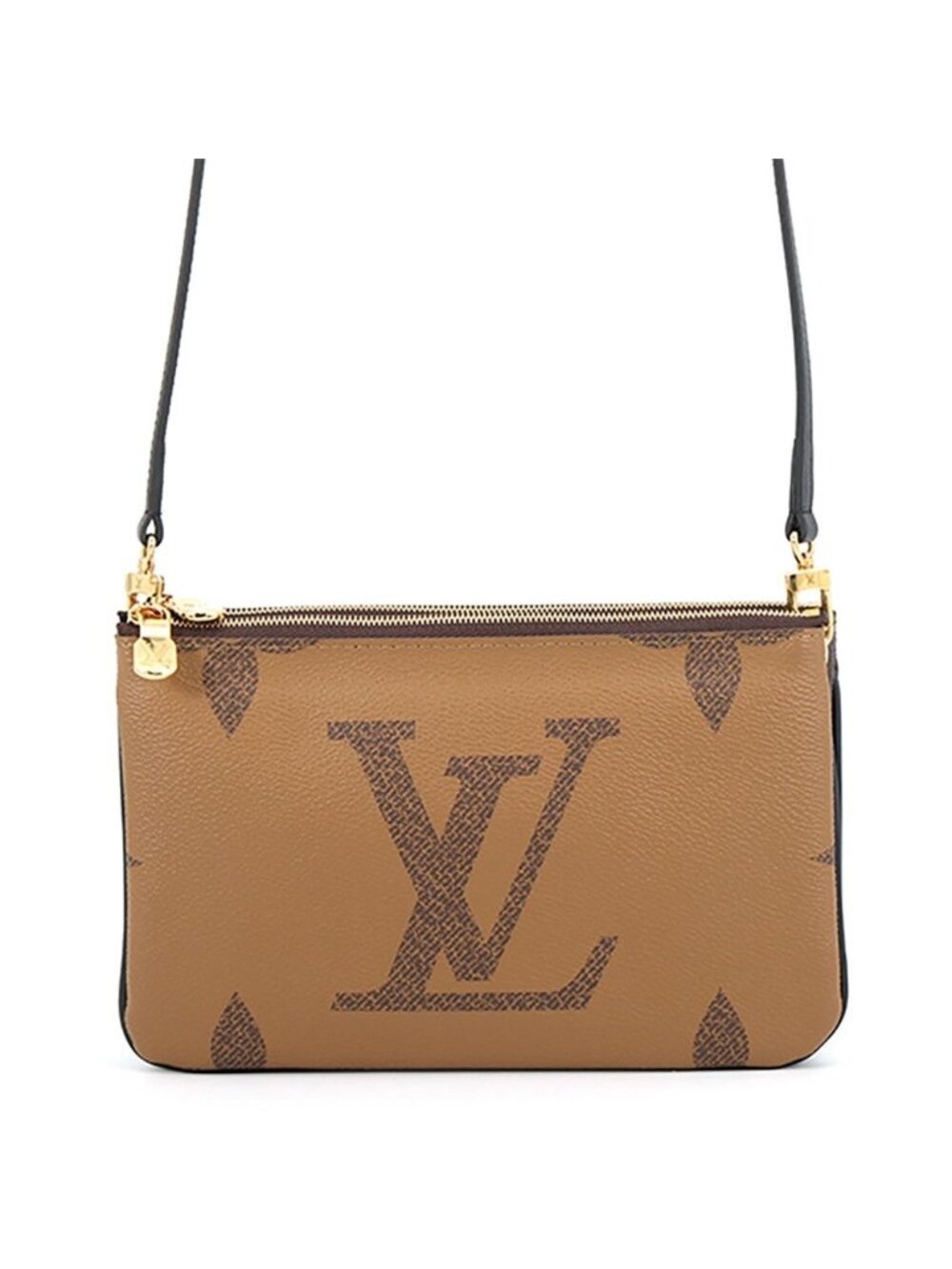 Louis Vuitton Shoulder Bag Monogram Giant Reverse Pochette Double Zip